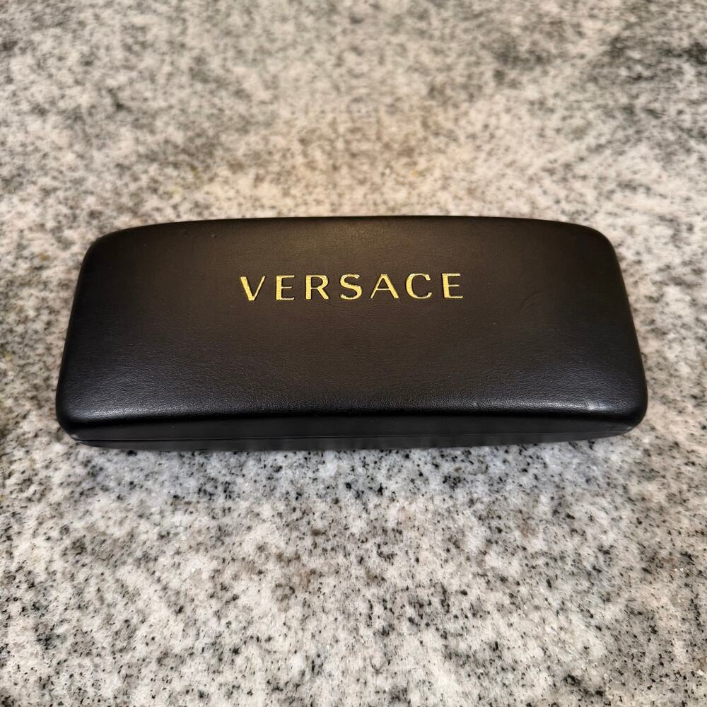 VERSACE Authentic Hard Eyeglasses/Sunglasses Case in Black